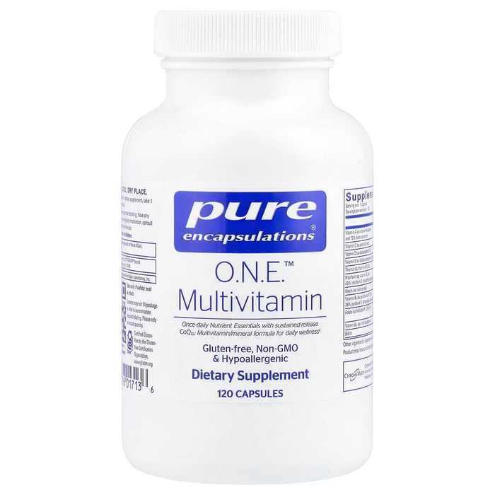 Pure Encapsulations O.N.E. Multivitamin, Once-Daily Formula, 120 Capsules by Pasteur Pharmacy