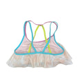 Ideology Big Girls Pastel Flounce Swim Top by Vanessa Jane