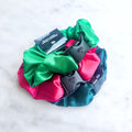 Watermelon Mix - 3-Pack Vibrant Buckle Scrunchies Bundle - No Snagging, No Tangles by Buckle Scrunchies by RE.STATEMENT