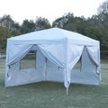Outdoor 10X10 Ft. Pop Up Gazebo Canopy Tent with Removable Sidewall with Zipper by DailySale