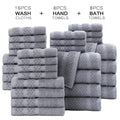 Gray Cotton Bath Towel Set (10–32 pcs) by DailySale