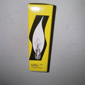 Satco S3279 Candelabra Base Bulbs 40W 120V Frosted Flame Tip by Price Is Right Miami