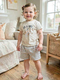 First Impressions Baby Boys Windowpane Plaid Shorts-Size 6-9Mo by Vanessa Jane