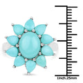5.20 Carat Genuine Turquoise .925 Sterling Silver Ring by Bids.com