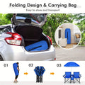 Folding Double Camping Chair with Umbrella (Blue) by DailySale