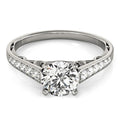 14k White Gold Cathedral Design Diamond Engagement Ring (1 1/4 cttw) by Bids.com