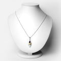 2.35 Carat Genuine Multi Stones .925 Sterling Silver Pendant by Bids.com