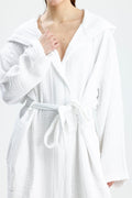 Muslin White Bathrobe by NoaPure.com