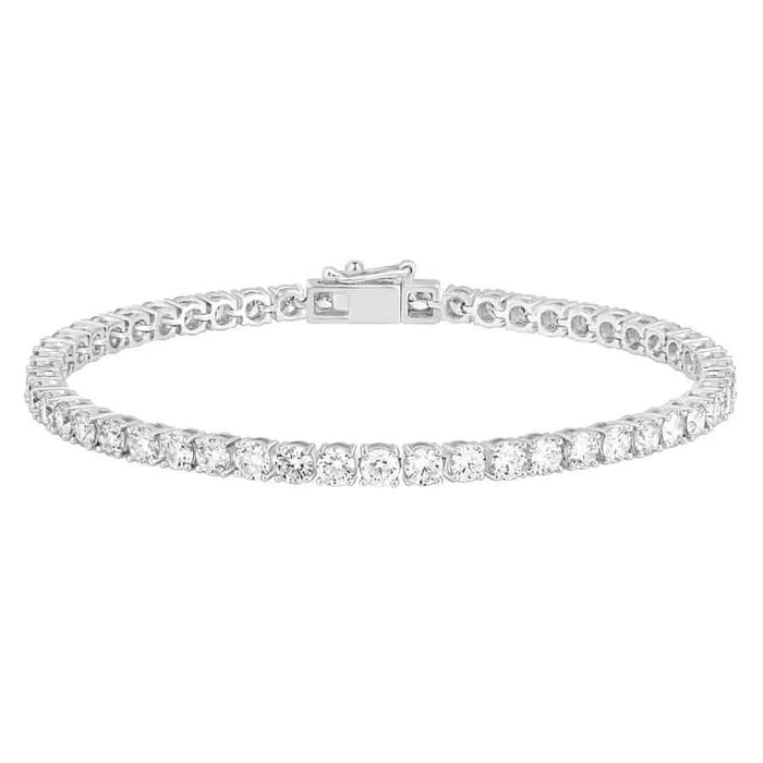 8Ct Lab Grown IGI Certified Diamond Women's Tennis Bracelet 14K White Gold 6" by DailySale