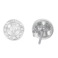 14K White Gold 1/3 cttw Round Cut Diamond Earrings (H-I, SI2-I1) by Bids.com