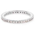 0.57 Carat Genuine Champagne Diamond .925 Sterling Silver Ring by Bids.com