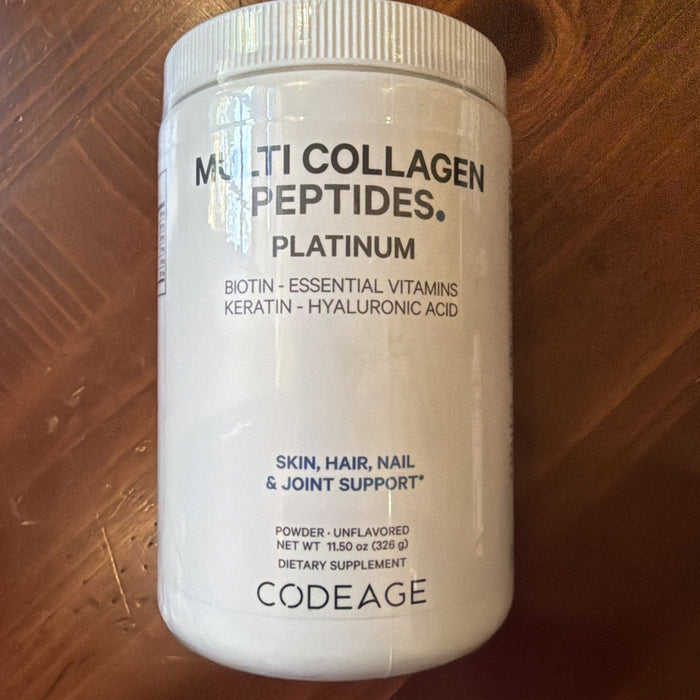 Codeage Multi Collagen for Women & Men Biotin 10000Mcg Keratin, Protein Powder BB 01/28 by Price Is Right Miami