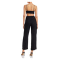 Bardot Womens Cut-Out Wide Leg Jumpsuit by Vanessa Jane