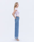 Mia High Rise Cuffed Wide Jeans by Boutique 23