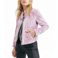 Free People Womens Purple Zip up Jacket, Size XS by Vanessa Jane