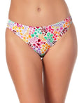 California Waves Multi Juniors Hipster Scoop Bikini Swim Bottom Us Small by Vanessa Jane