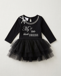 Bonnie Baby Baby Girls Appliqued Knit Tutu One-Piece Dress, Black, 18 Months by Vanessa Jane