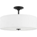 Progress Lighting Inspire 18 Inch 3 Light Semi Flush Mount Inspire - P350167-143 by Vanessa Jane