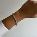 9 Ct Genuine Round-Cut Real Diamond Tennis Bracelet 7" 14K White Gold by DailySale