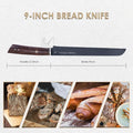 9 Inches Serrated Edge Bread Knife by DailySale