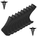 9-Pairs: Physician Approved Health Diabetic Crew Circulatory Socks by DailySale
