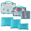 9-Piece: Clothes Storage Bags Water-Resistant Travel Luggage Organizer by DailySale