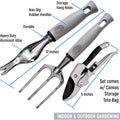 9-Piece: Heavy Duty Aluminum Alloy Gardening Tools Set by DailySale