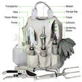 9-Piece: Heavy Duty Aluminum Alloy Gardening Tools Set by DailySale