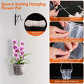 9-Piece: Orchid Pots Clear Reusable Plastic Flower Plant Nursery Planter by DailySale