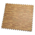 9-Piece Set: HemingWeigh Printed Wood Grain Interlocking Foam Floor Puzzle Mats by DailySale