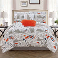 9-Piece Set: Liberty Reversible Comforter Set New York Theme Printed Design Bed by DailySale