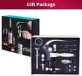 9-Piece Set: Wine Opener Set with Corkscrew, Foil Cutter, Thermometer, Stoppers & More by DailySale