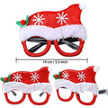 9-Pieces: Christmas Glitter Party Glasses Frame by DailySale