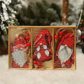 9-Pieces: Festive Christmas Wooden Hanging Box by DailySale