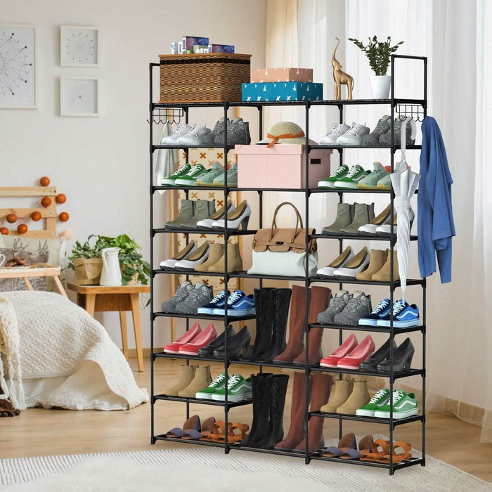 9-Tier: Shoe Rack Metal Storage by DailySale