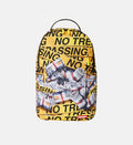 Sprayground No Trespassing Money Stashed DLXSR Backpack B5371 by I-Max Fashions