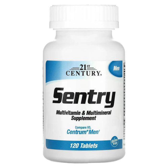 21st Century Sentry Men – Multivitamin &amp; Multimineral Supplement (120 Tablets) by Pasteur Pharmacy
