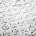 DaDa Bedding Milky White Purple Faux Fur Sherpa Throw Blanket by DaDalogy Bedding Collection