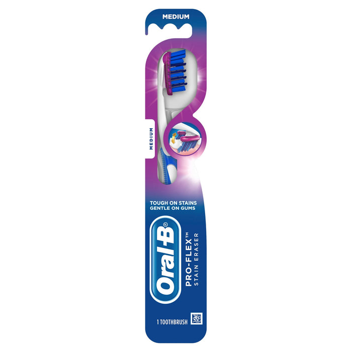 Oral-B 3D White Luxe Medium Toothbrush With Stain Eraser by Pasteur Pharmacy