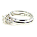 .90ct Antique Style Engagement Ring Set 14KT White Gold by Bids.com