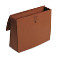Smead Redrope Expanding Wallets, 5.25" Expansion, 1 Section, Cloth Tie Closure, Letter Size, Redrope
