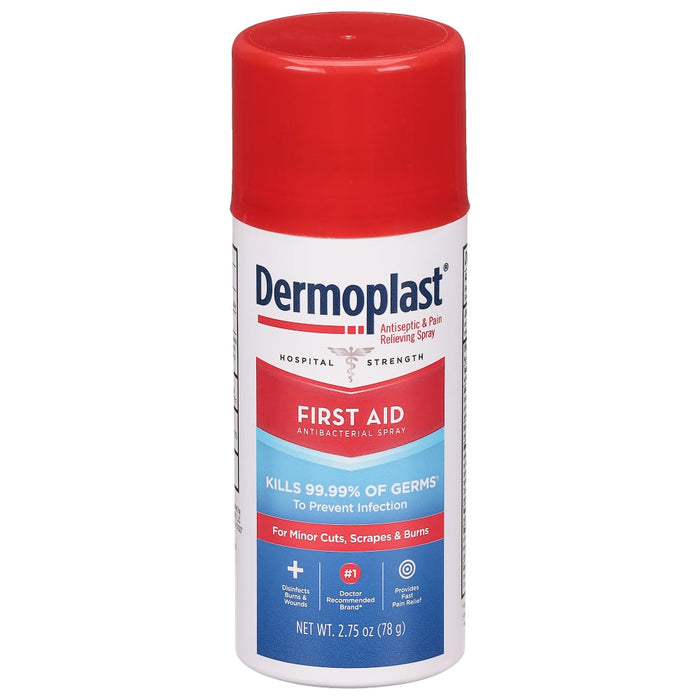 Dermoplast First Aid Antiseptic & Anesthetic Spray 2.75 Ounce by Pasteur Pharmacy