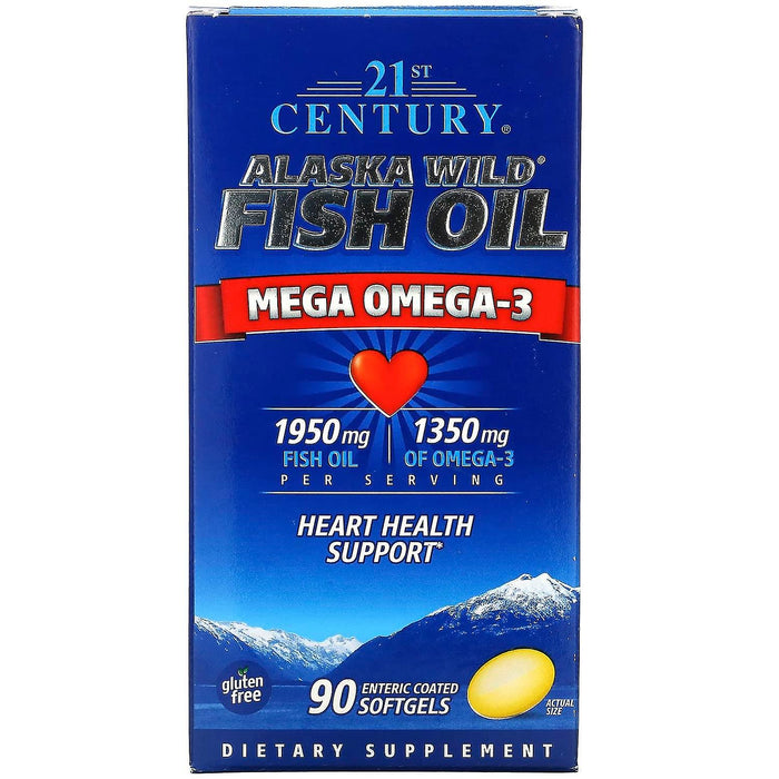 21st Century Alaska Wild Fish Oil Softgels 90Ct by Pasteur Pharmacy