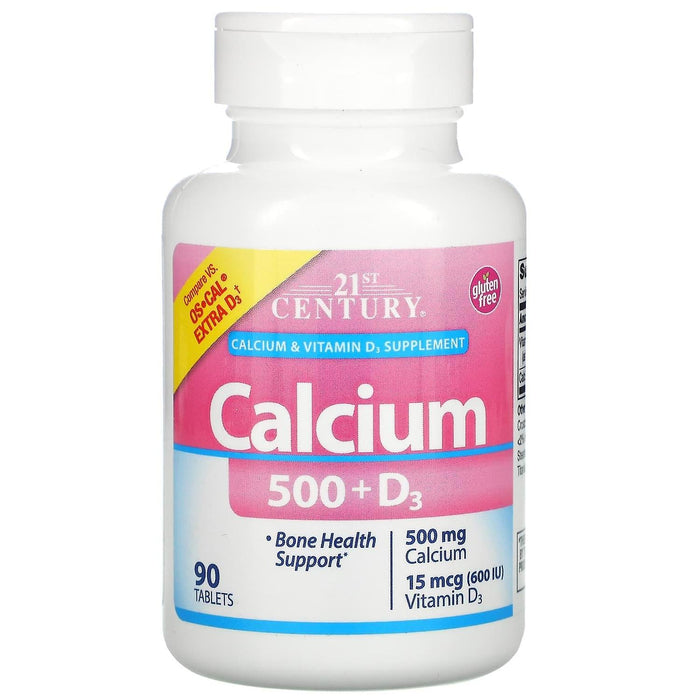 21st Century® Calcium Plus Extra D – 500 mg by Pasteur Pharmacy