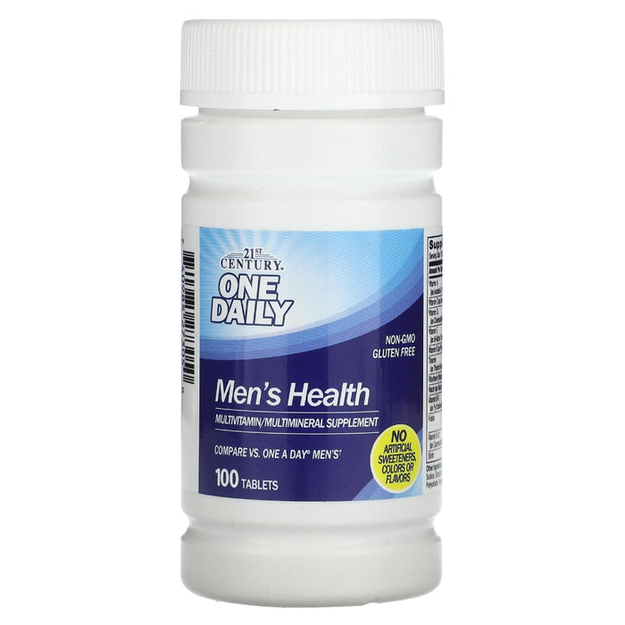 21st Century One Daily Men's Multivitamin, 100 Tablets, Energy & Immune Support by Pasteur Pharmacy