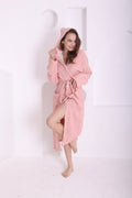 Muslin Pink Bathrobe by NoaPure.com