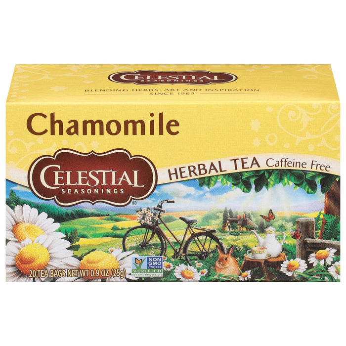 Celestial Seasonings Caffeine Free Chamomile Herbal Tea 20 Bags by Pasteur Pharmacy
