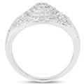1.15 Carat Genuine White Diamond .925 Sterling Silver Ring by Bids.com