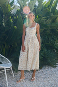 Floral Sweetheart Midi Dress by Boutique 23