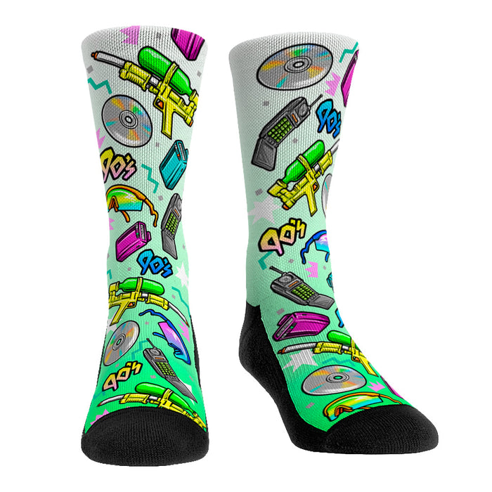 Decades All-Over Icon - 90's by Rock 'Em Socks